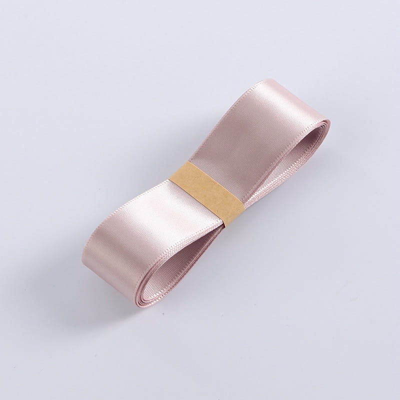 Schleife - Creme - Rolle 2,5 cm x 32 m