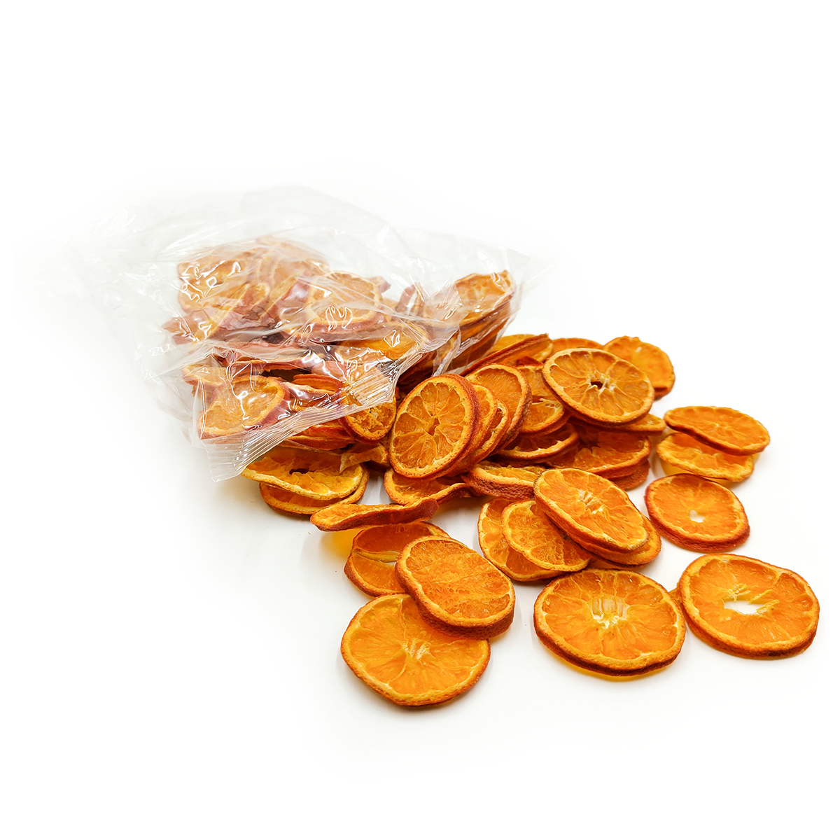 Getrocknete Mandarinenscheiben - 200g Packung