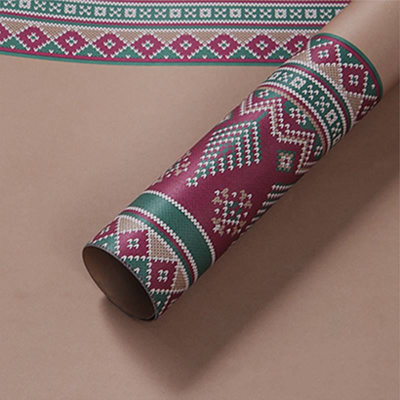 Floristische papier - "Sweater" Braun - Bögen 80x52 cm - 10 Stück