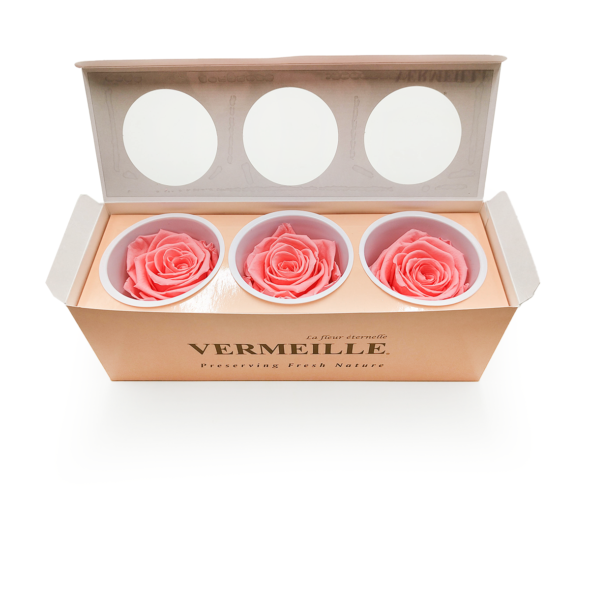 Stabilisierte Rose - Pink Nectar - XL - 3 Stk