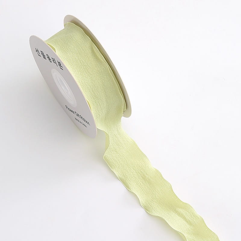 Schleife - Grün - Rolle 2,5 cm x 9 m