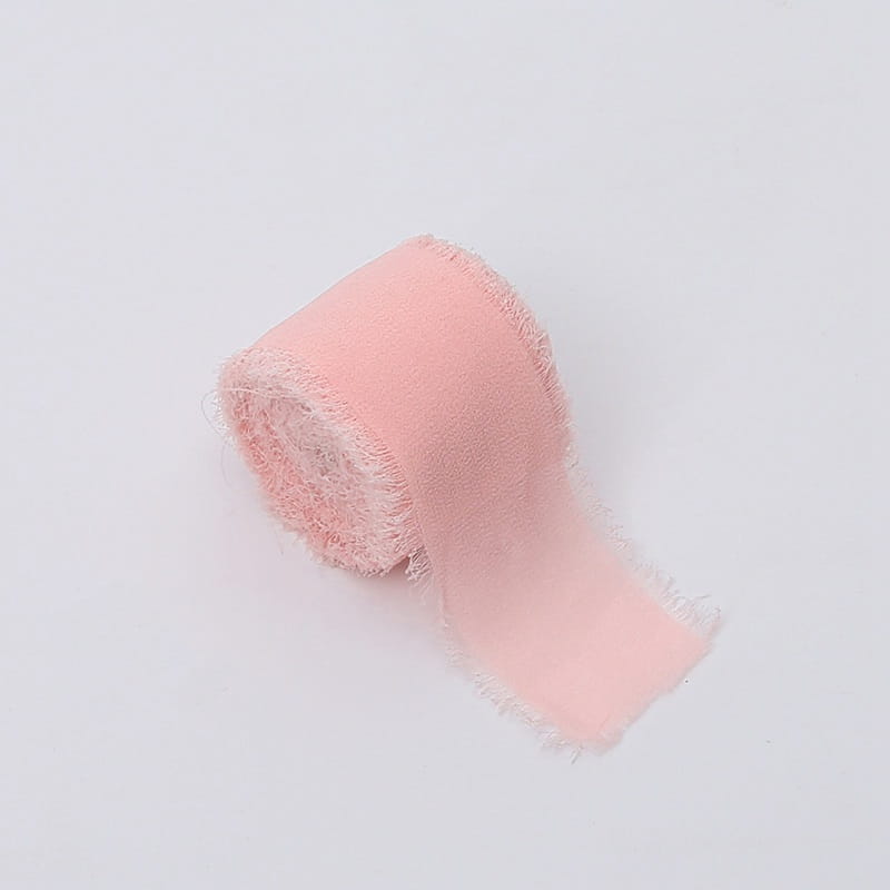 Floristikband – Chiffon – Hellrosa – Rolle 4 cm x 4,5 m