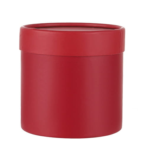 Blumenbox rund 12,5 × 12,5 cm – Rot