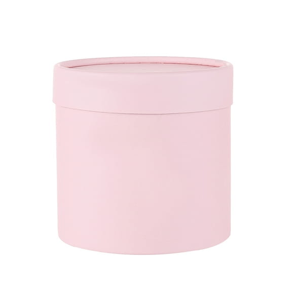 Runder Blumenbox 12,5 × 12,5 cm – Rosa